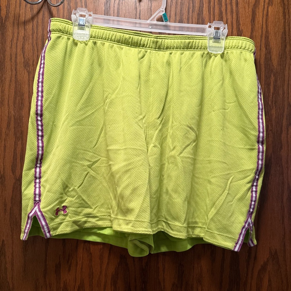 Under Armour Women’s Lime Green Athletic Shorts